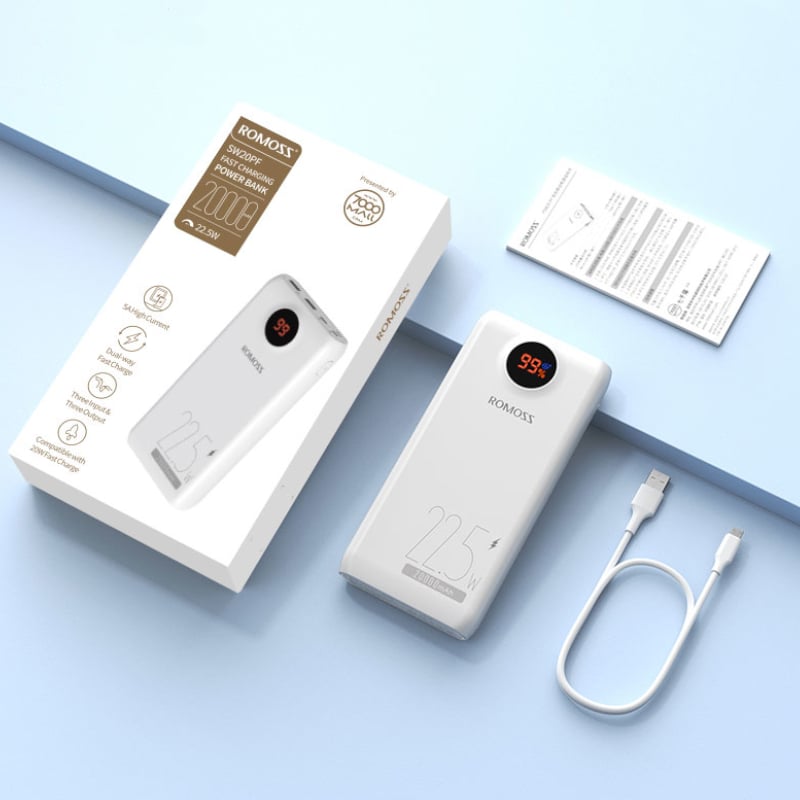Romoss Pwr Bnk 20000mah 22.5w Wh - Image 5