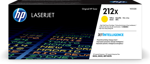 HP 212X HIGH YIELD YELLOW ORIGINAL LASERJET TONER CARTRIDGE