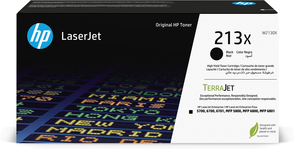 HP 213X BLACK ORIGINAL LASERJET TONER CARTRIDGE