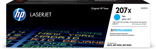 HP 207X CYAN LASERJET TONER CARTRIDGE