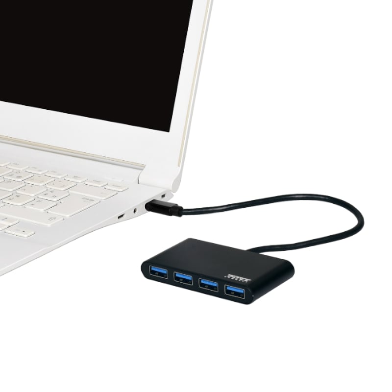 Port Usb Type-c To 4 X Usb3.0 5gbps 30cm 4 Port Hub-black - Image 5