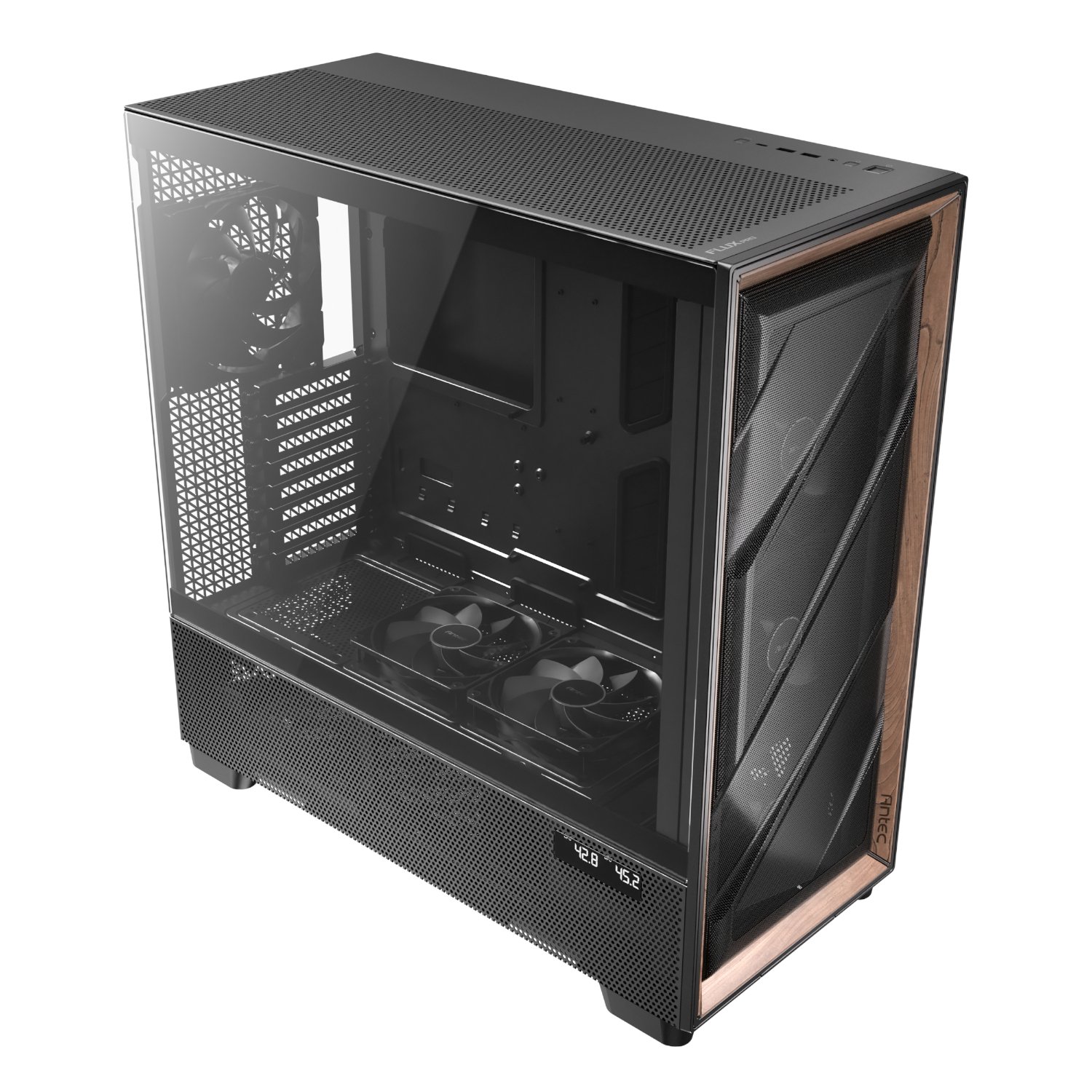 Antec FLUX PRO E-ATX Full Tower Gaming Chassis – Black - Image 5