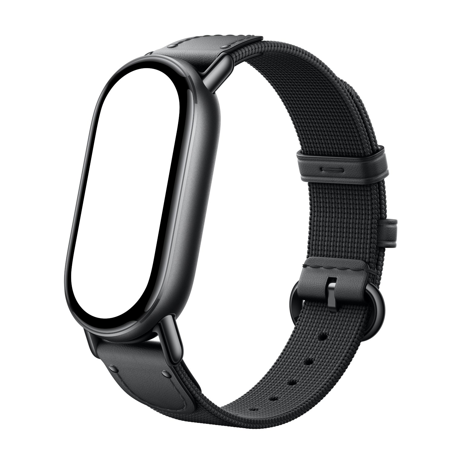Xiaomi Smart Band 10 Knitted Silk Strap - Ebony Black - Image 2