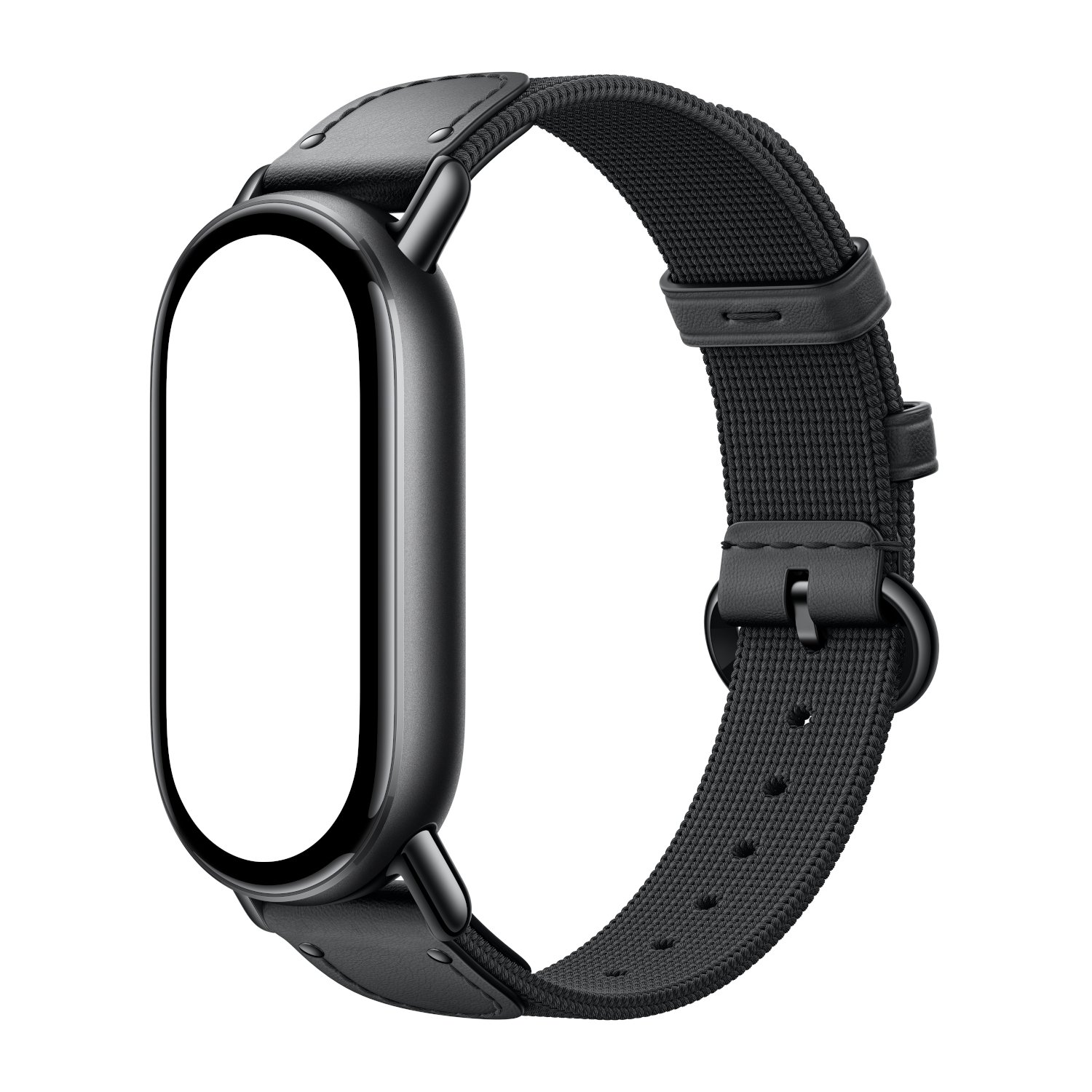 Xiaomi Smart Band 10 Knitted Silk Strap - Ebony Black - Image 3