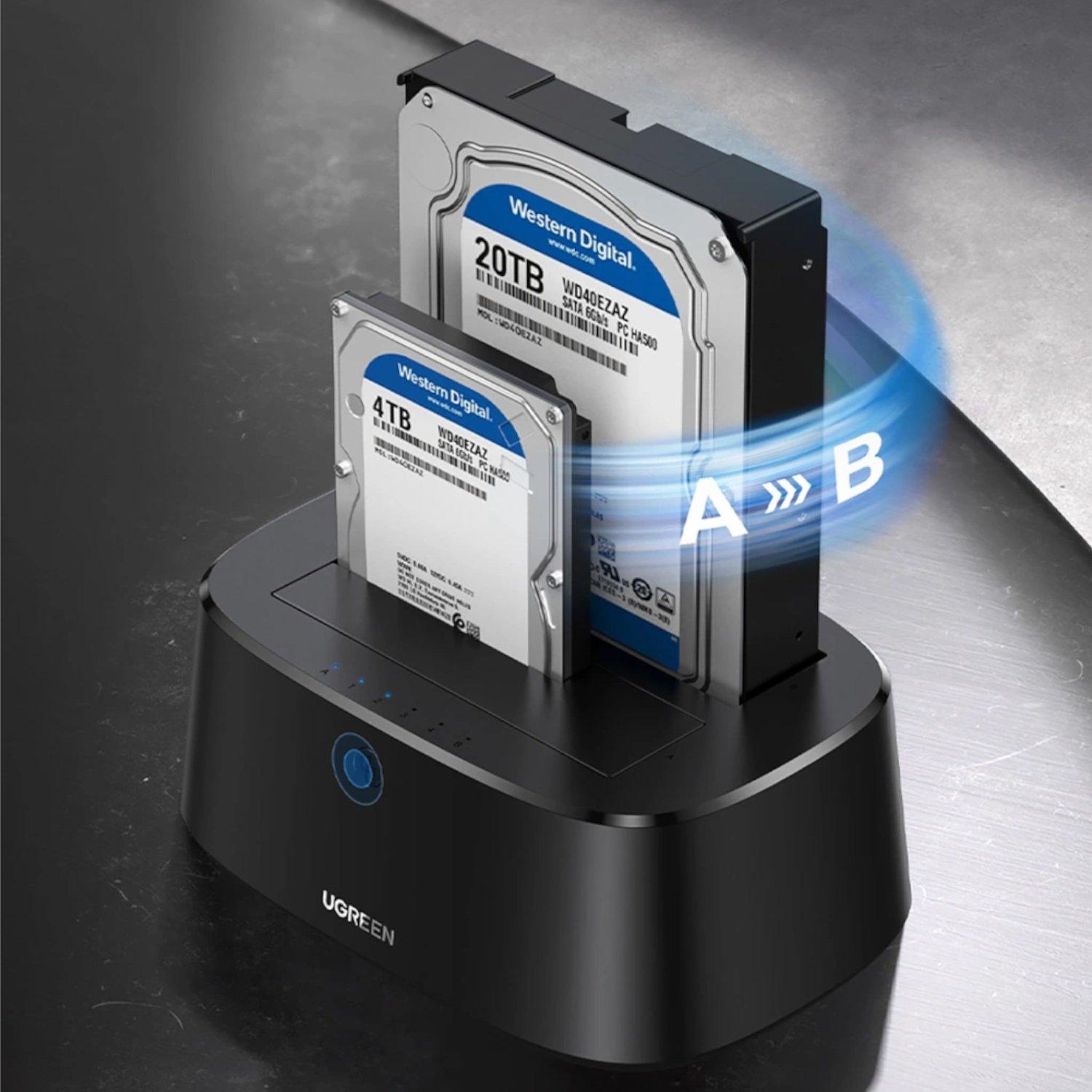 UGreen CM198 3.5/2.5 inch SATA HDD/SDD USB3.0 Docking Station - Image 2