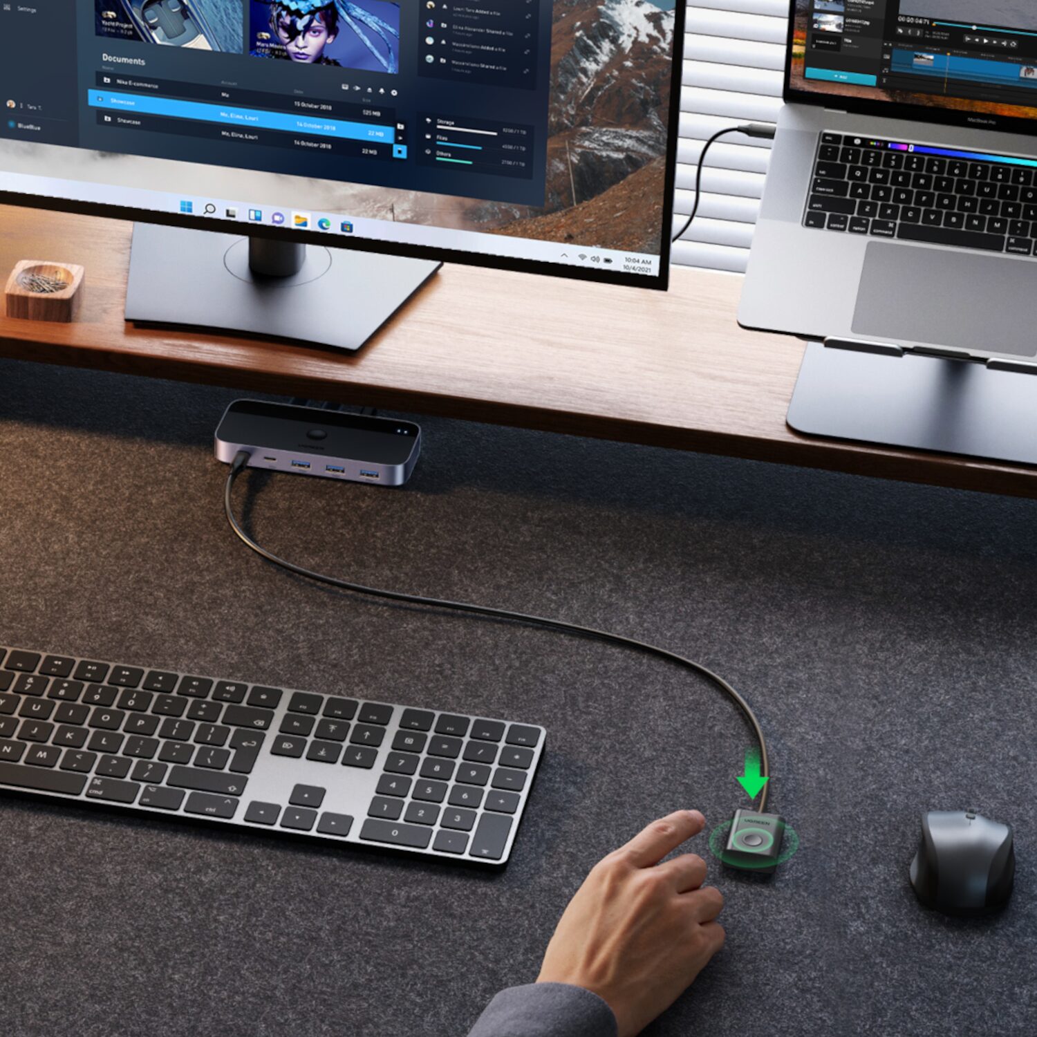 UGREEN Sharing Switch Box 2-in-4 Out - Image 3