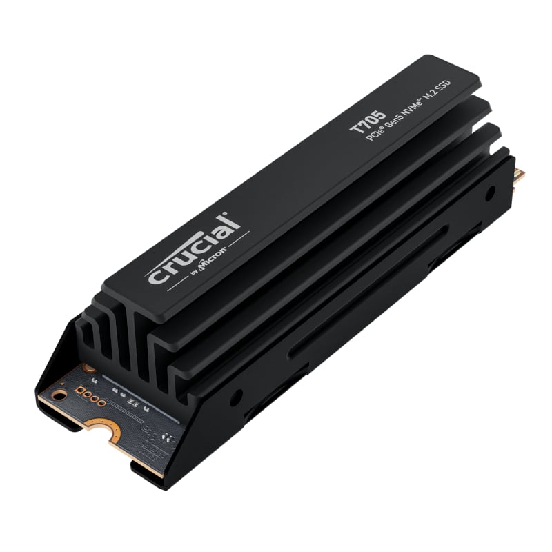 Crucial T705 2TB M.2 NVMe Gen5 with Heatsink NAND SSD - Image 3