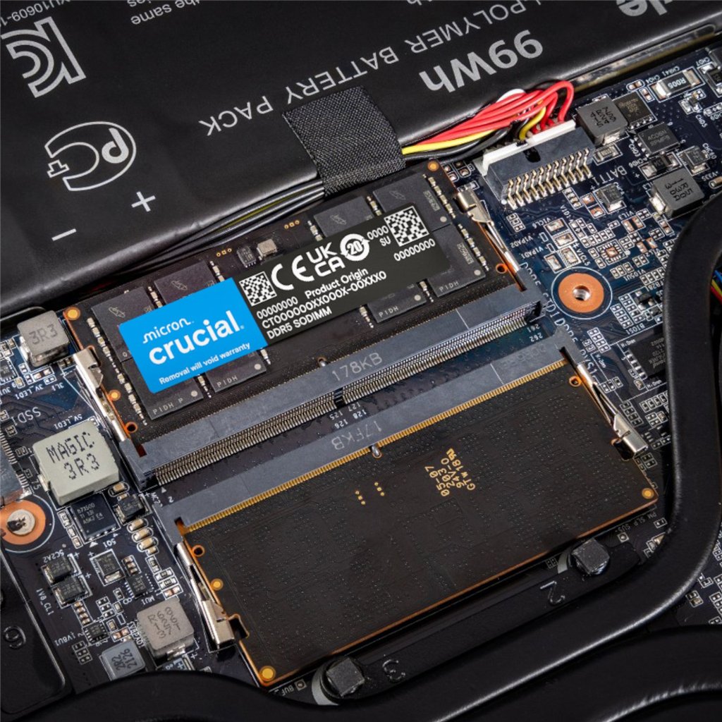Crucial 128GB 5600MHz DDR5 SODIMM Laptop Memory Kit (2 x 64GB) - Image 5