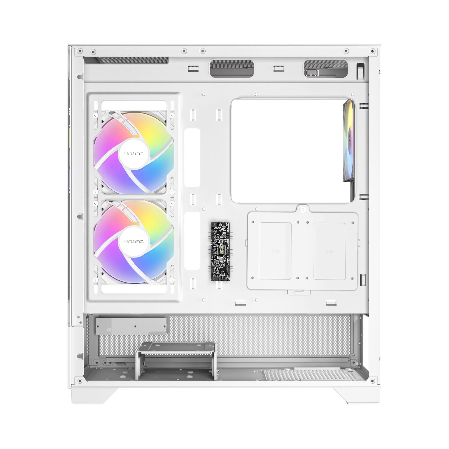 Antec CX700 ARGB Mid-Tower Gaming Chassis - White - Image 4