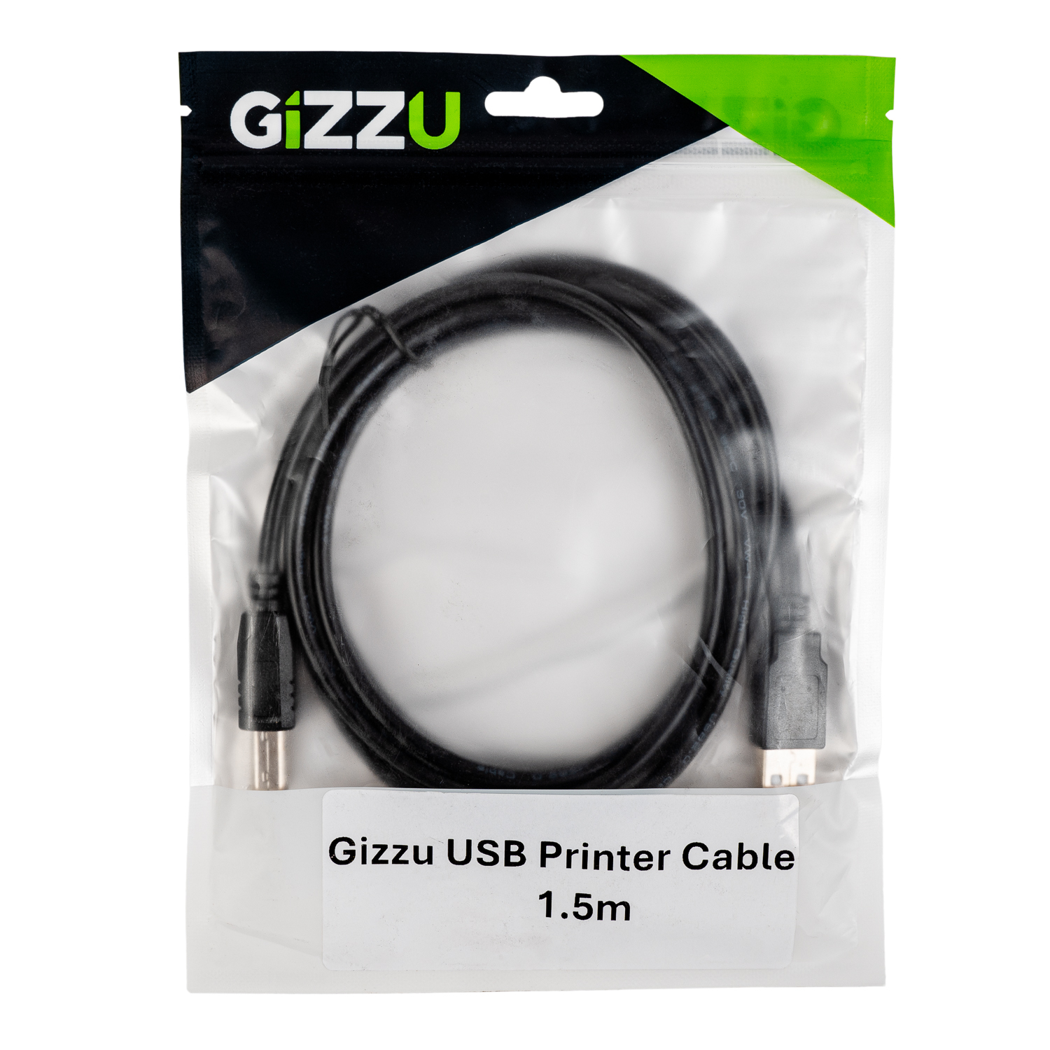 Gizzu USB2.0 Printer Cable 1.5M - Image 3