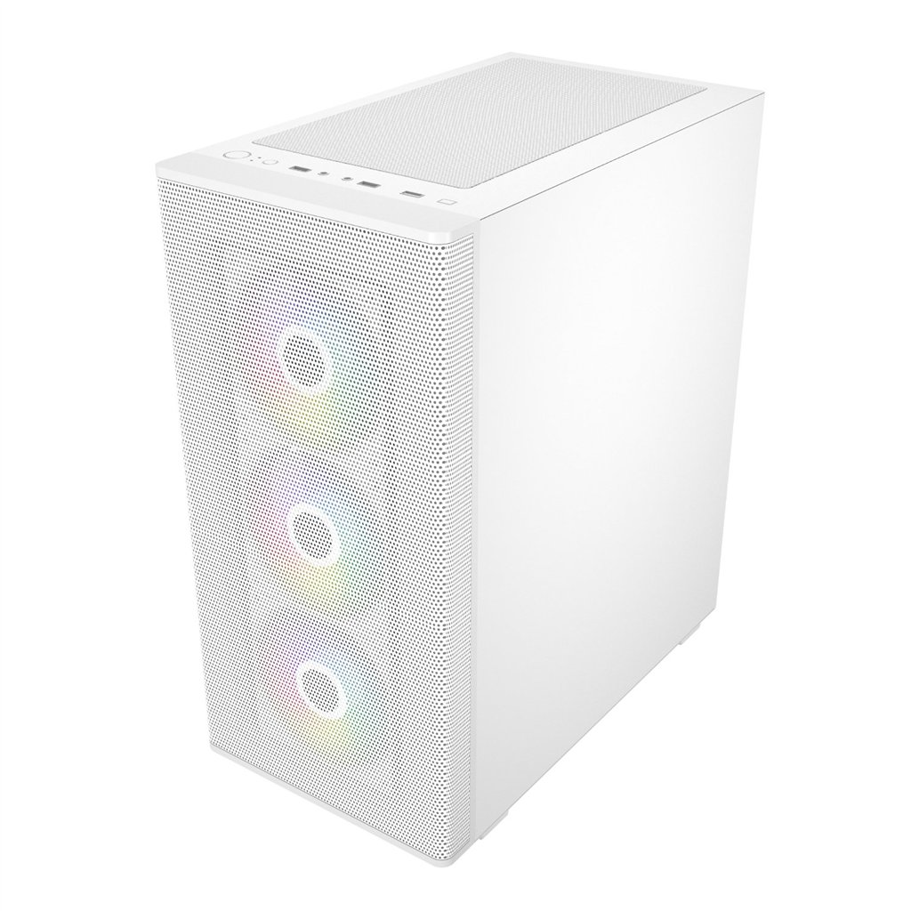 FSP M220 ATX Mid Tower Gaming Chassis - White - Image 3