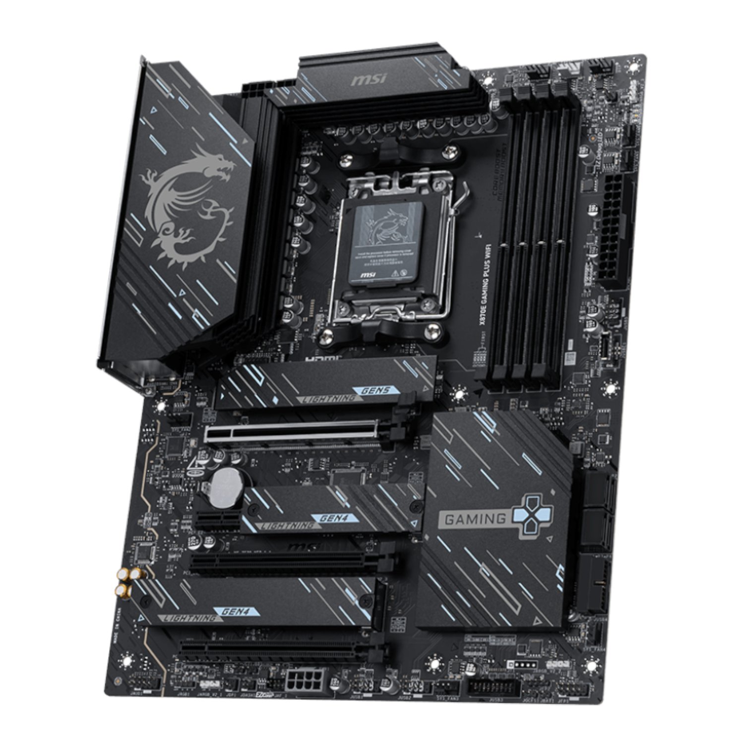 MSI X870E Gaming Plus WIFI AM5 ATX Gaming Motherboard - Image 3
