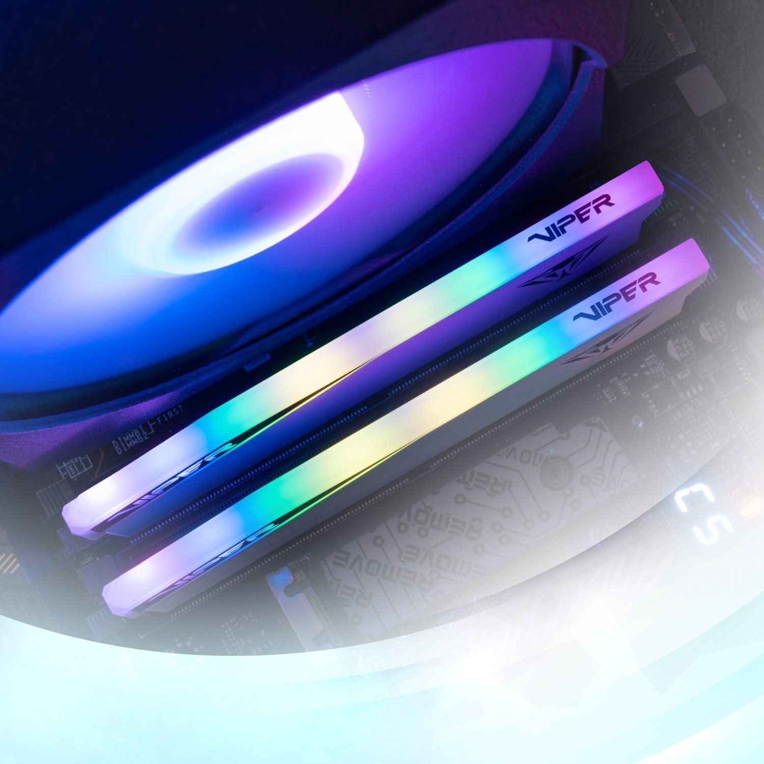 Patriot Viper Elite 5 RGB 32GB 6000MHz DDR5 Desktop Gaming Memory Kit - White - Image 5