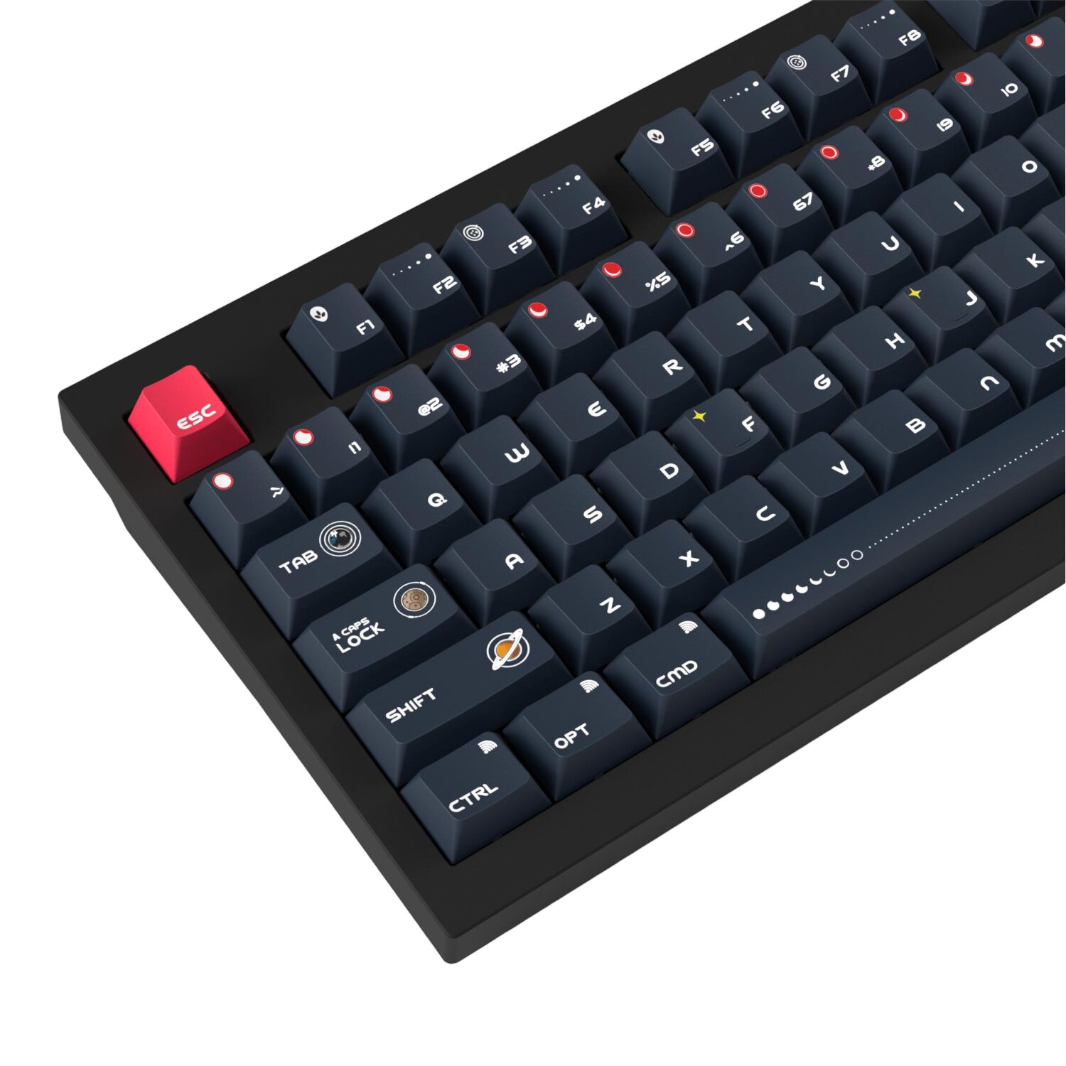 Keychron Cherry Profile Cosmic Galaxy Dye-Sub PBT Keycap Set - Image 4