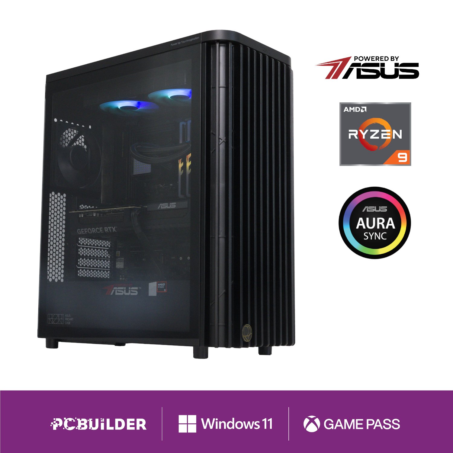 PCBuilder Ryzen 9 9900X MICHELANGELO Windows 11 Creator PC