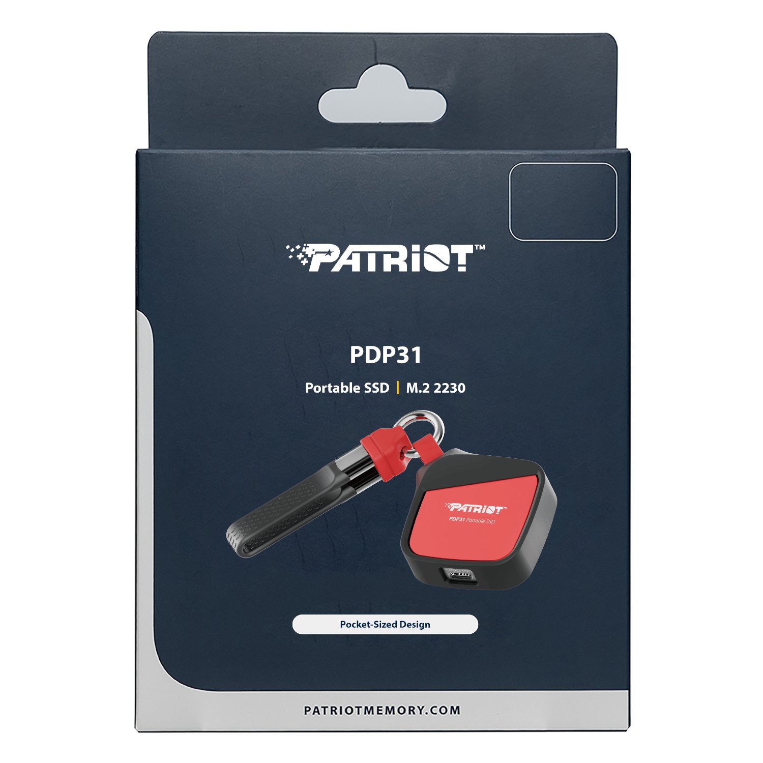 Patriot PDP31 500GB Type-C Portable SSD - Red / Black - Image 5