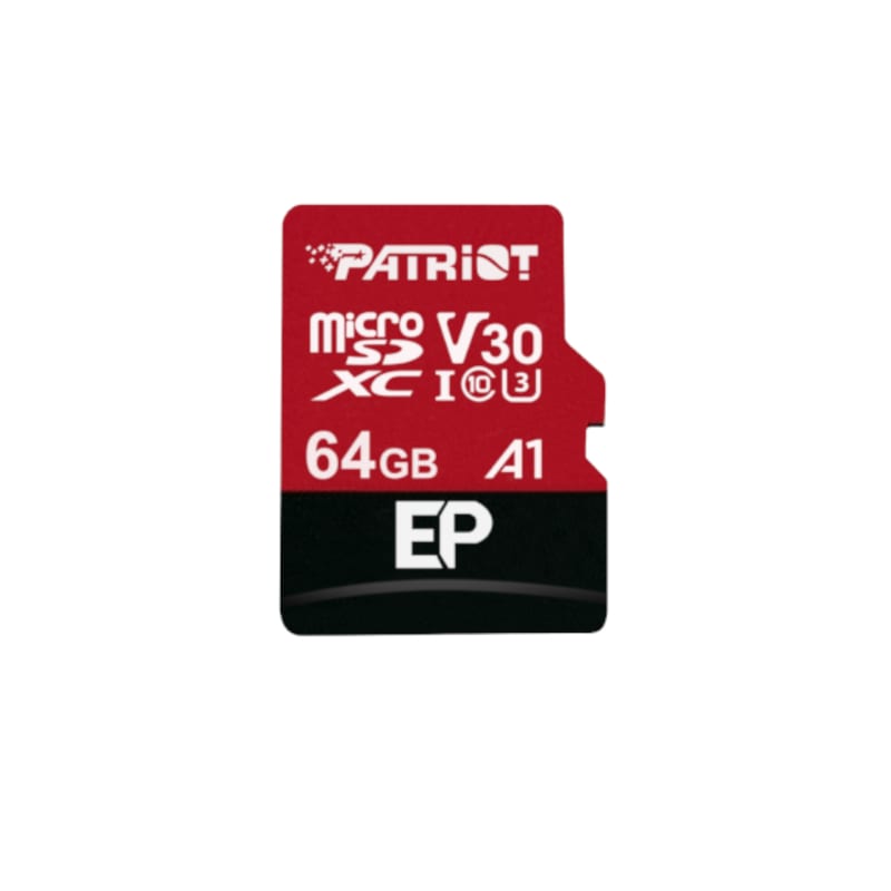 Patriot Ep V30 A1 64gb Micro Sdxc Card Adapter