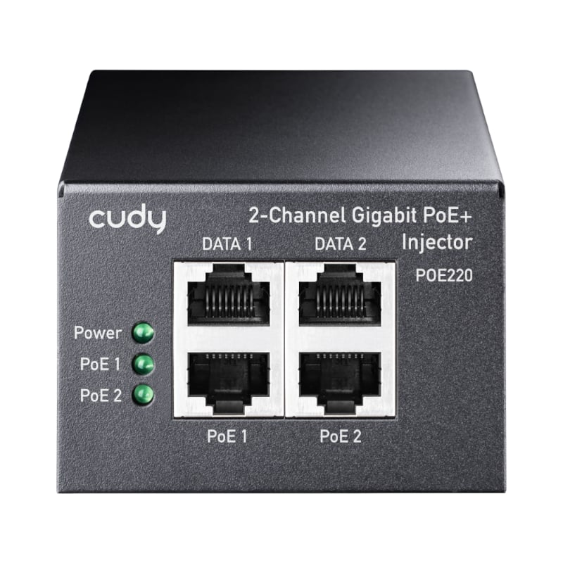 Cudy 2-Channel 30W Gigabit PoE+ Injector - Image 2
