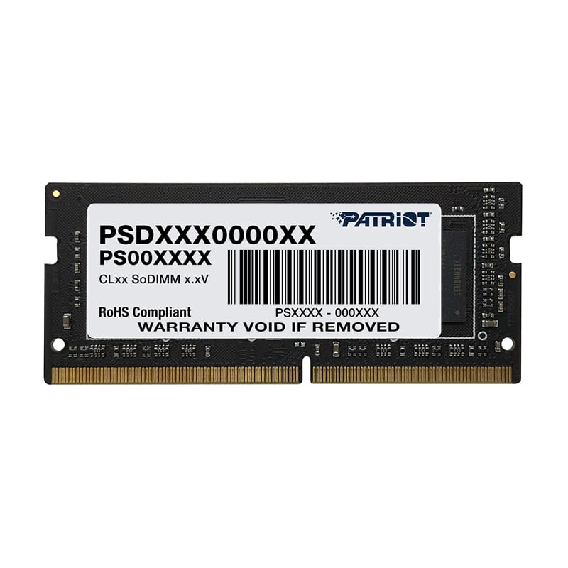 Patriot Signature Line 4gb Ddr4 2666mhz Single Rank Sodimm Notebook Memory