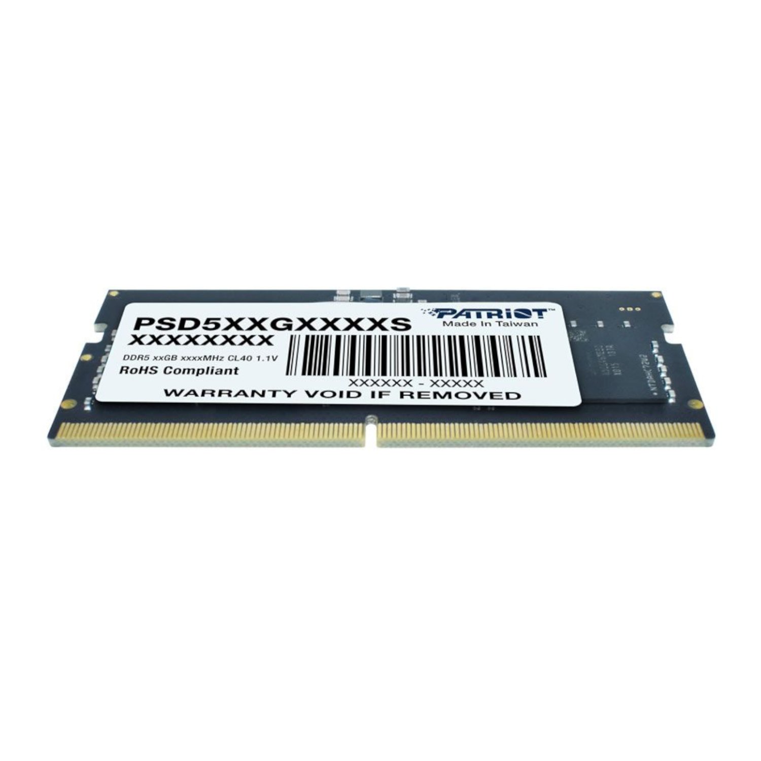 Patriot Signature Line DDR5 16GB 4800MHz Single Rank SODIMM Notebook Memory - Image 3