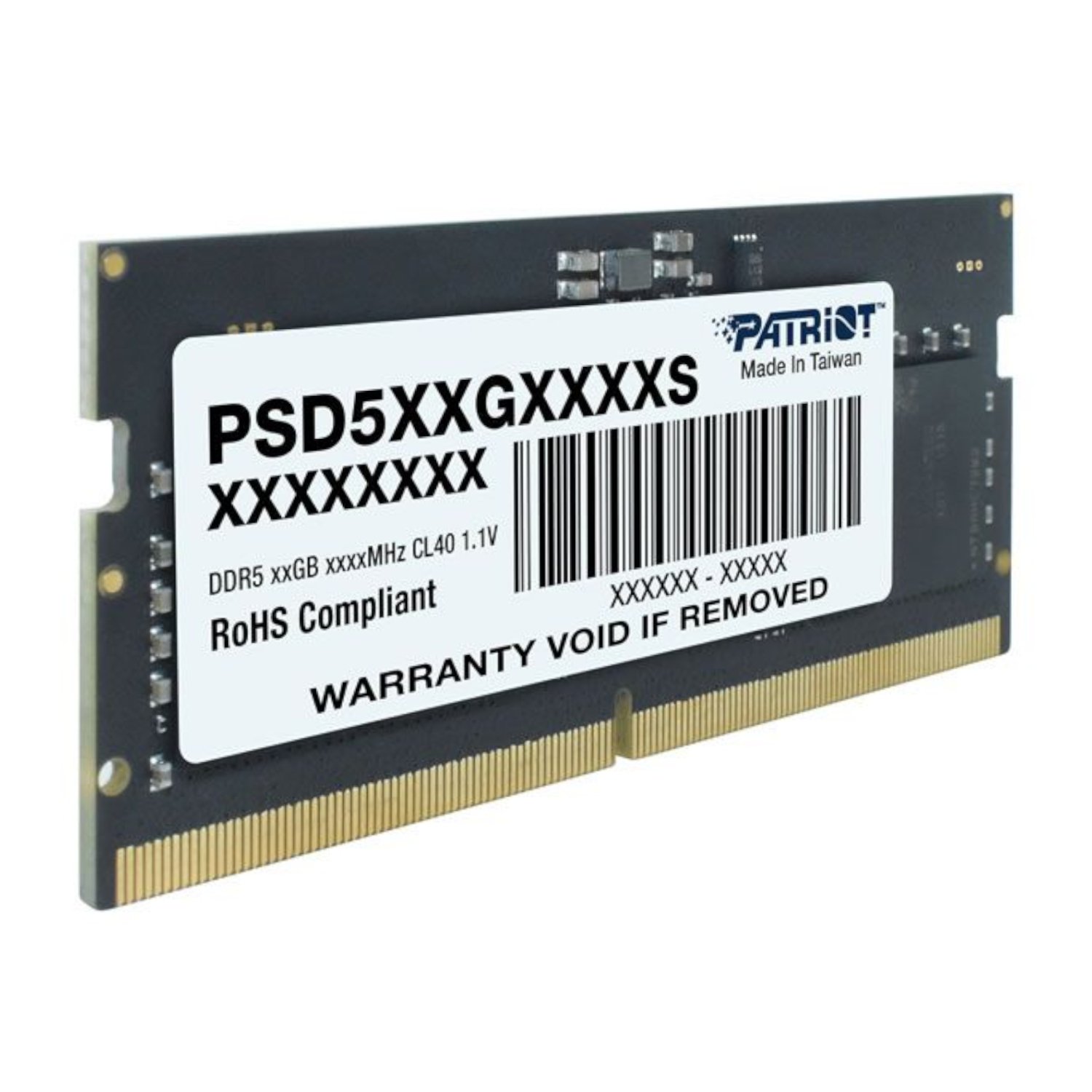 Patriot Signature Line DDR5 8GB 4800MHz Single Rank SODIMM Notebook Memory - Image 4