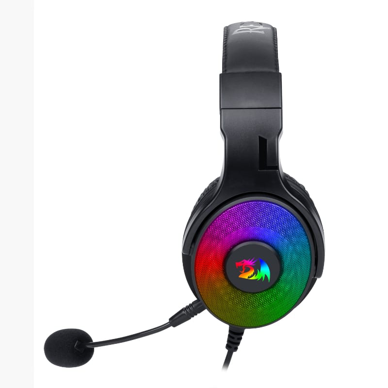 Redragon Over-ear Pandora Usb Power Only Aux Mic And Headset Rgb Gaming Headset-black - Image 2