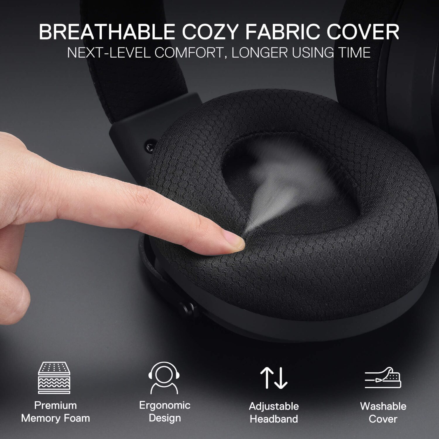 Redragon Arrow Pro H858 Wireless Gaming Headset (Bluetooth + 2.4GHz) - Image 4