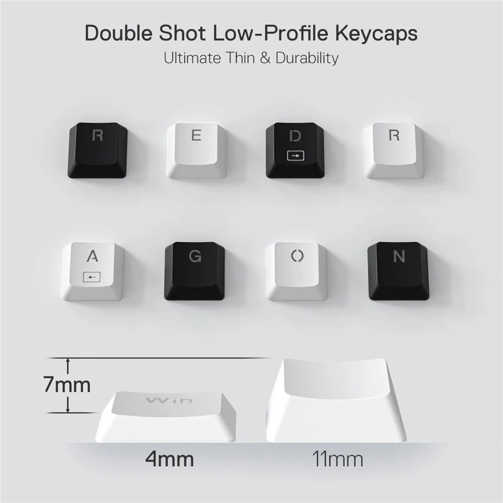 Redragon K632 HORUS Mini 60% RGB Wired Gaming Keyboard – White - Image 4