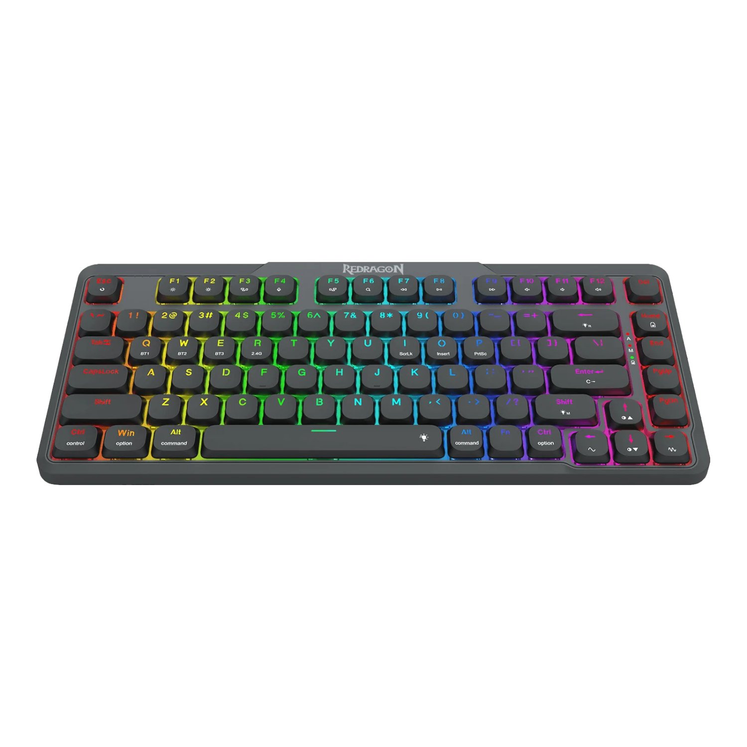 Redragon AETHER K706 PRO Wireless Mechanical Keyboard (75% Layout, Tri-Mode, Gasket Mount, Low-Profile Red Switches) - Image 3