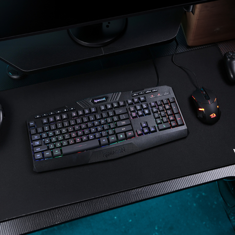 REDRAGON 2IN1 (K503A-RGB|M601) Gaming Combo 1 - Black - Image 5