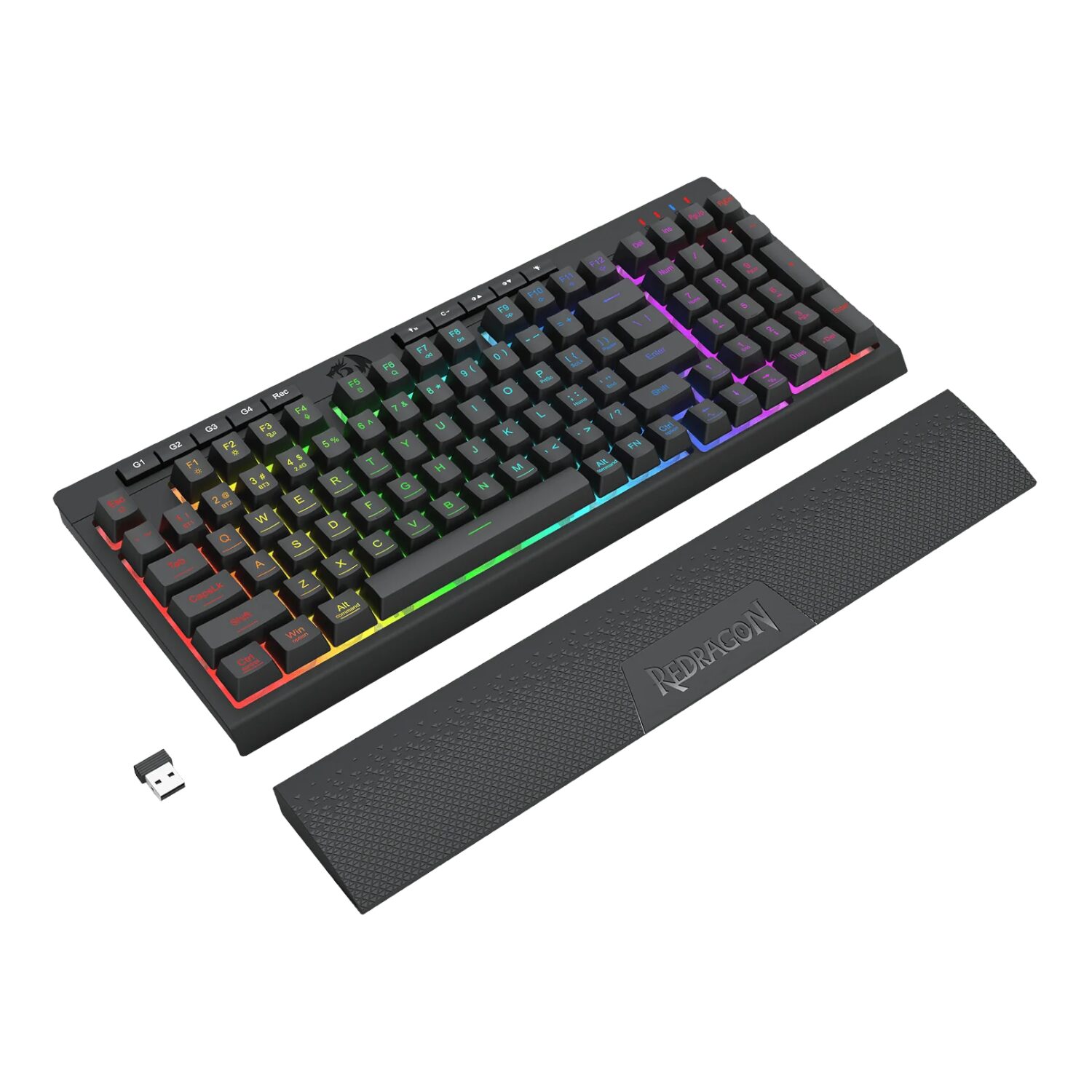 Redragon RYLO PRO S142 Tri-Mode RGB Gaming Keyboard and Mouse Combo - Image 7