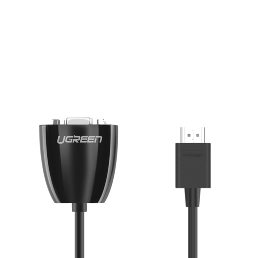 UGREEN HDMI to VGA Converter, 1080p Video Adapter - Black - Image 2