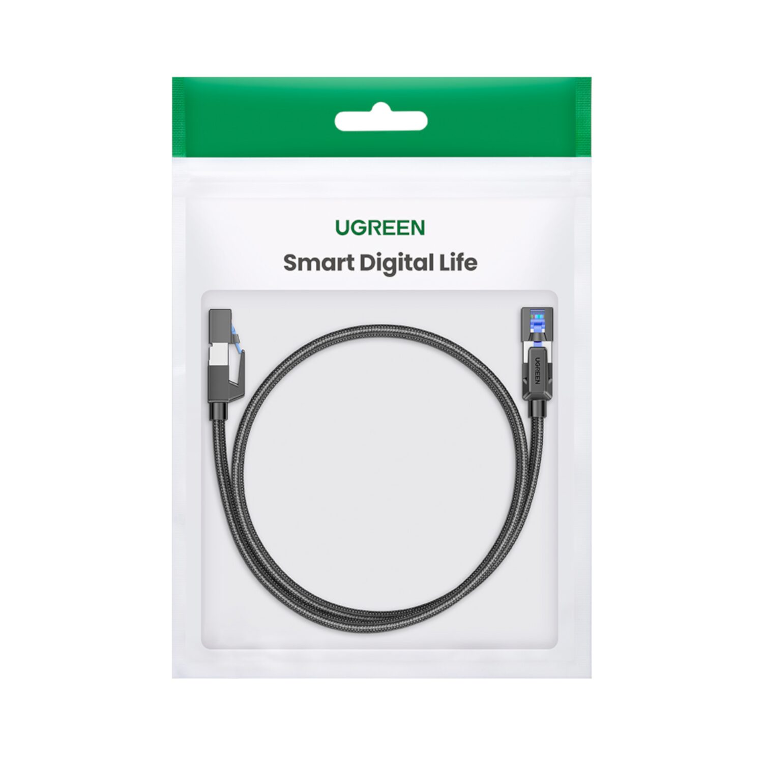 UGREEN Cat8 Nylon Braided Ethernet Cable - 40Gbps with Modular Plugs - 5m - Image 5