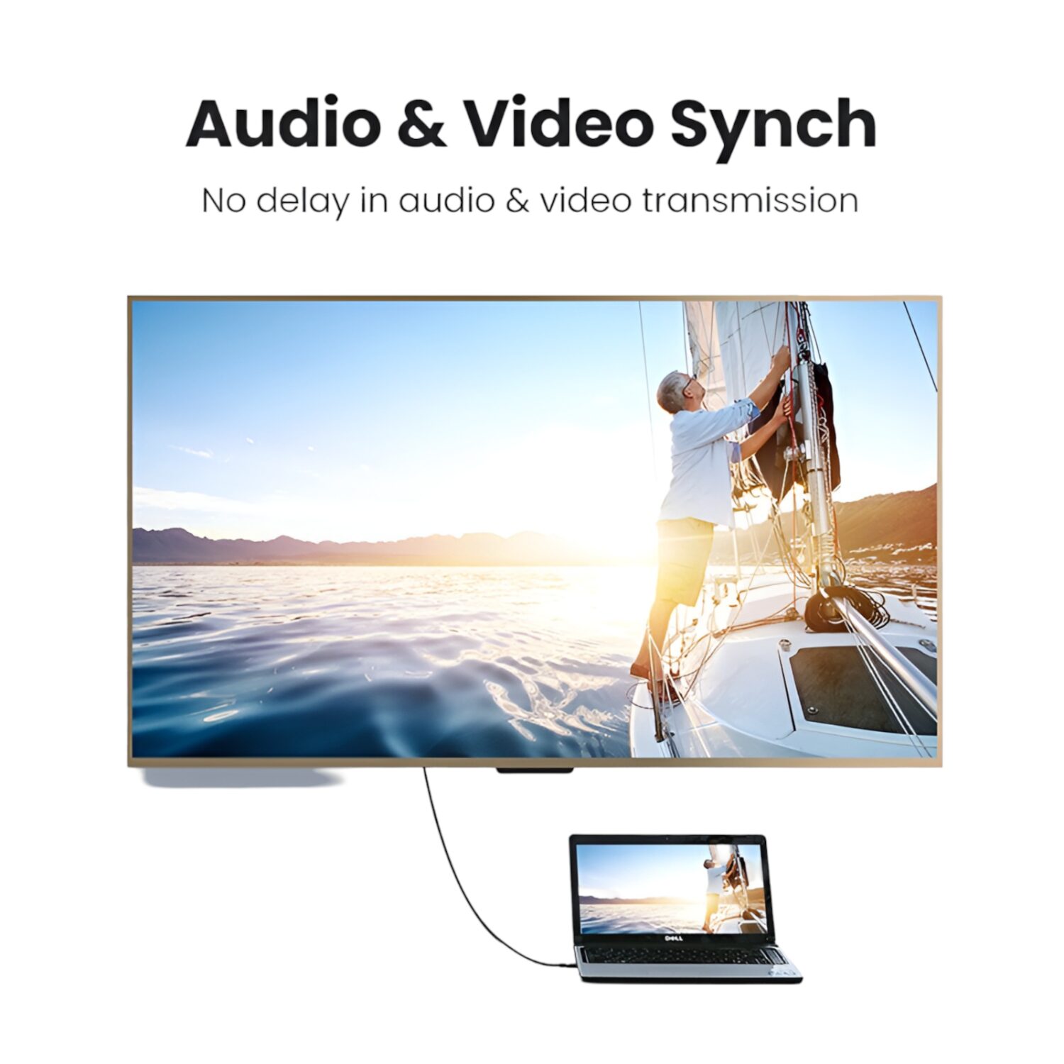 UGREEN HD101-10129 HDMI 4K Cable Male to Male 2m - Black - Image 5